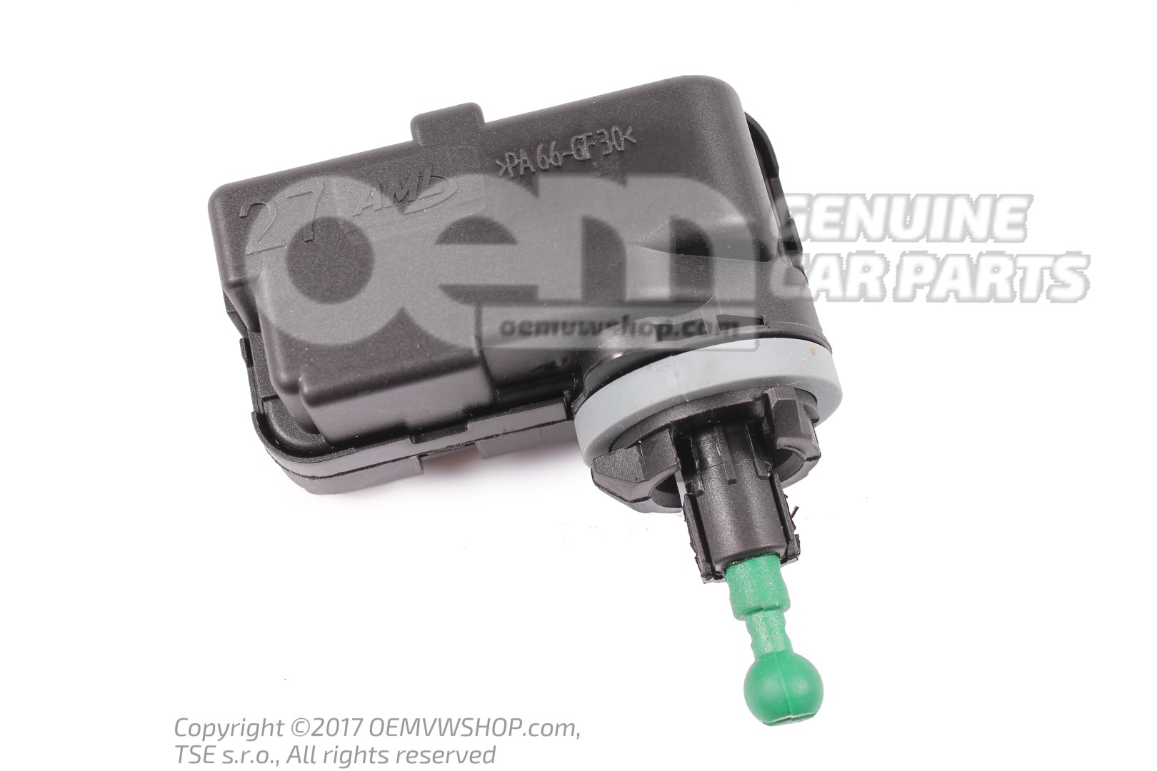 Headlight range control motor