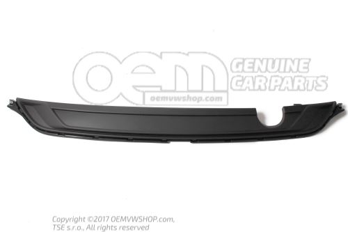 Rear diffuser satin black | b2b.oemVWshop.com