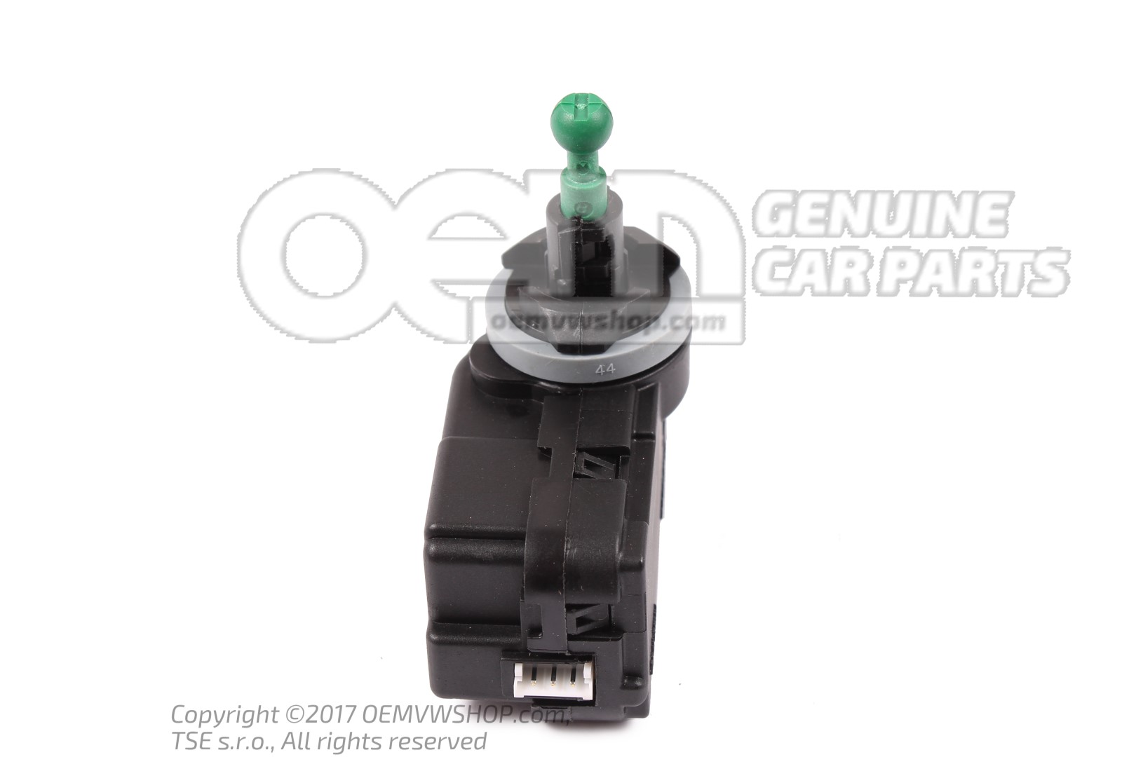 Headlight range control motor