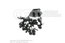 1 set attachment parts for wheel housing liner 8V0098629