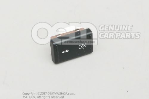 Safety switch for central locking system satin black/white