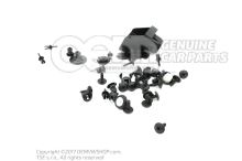 1 set attachment parts for wheel housing liner 8V0098629 (1)