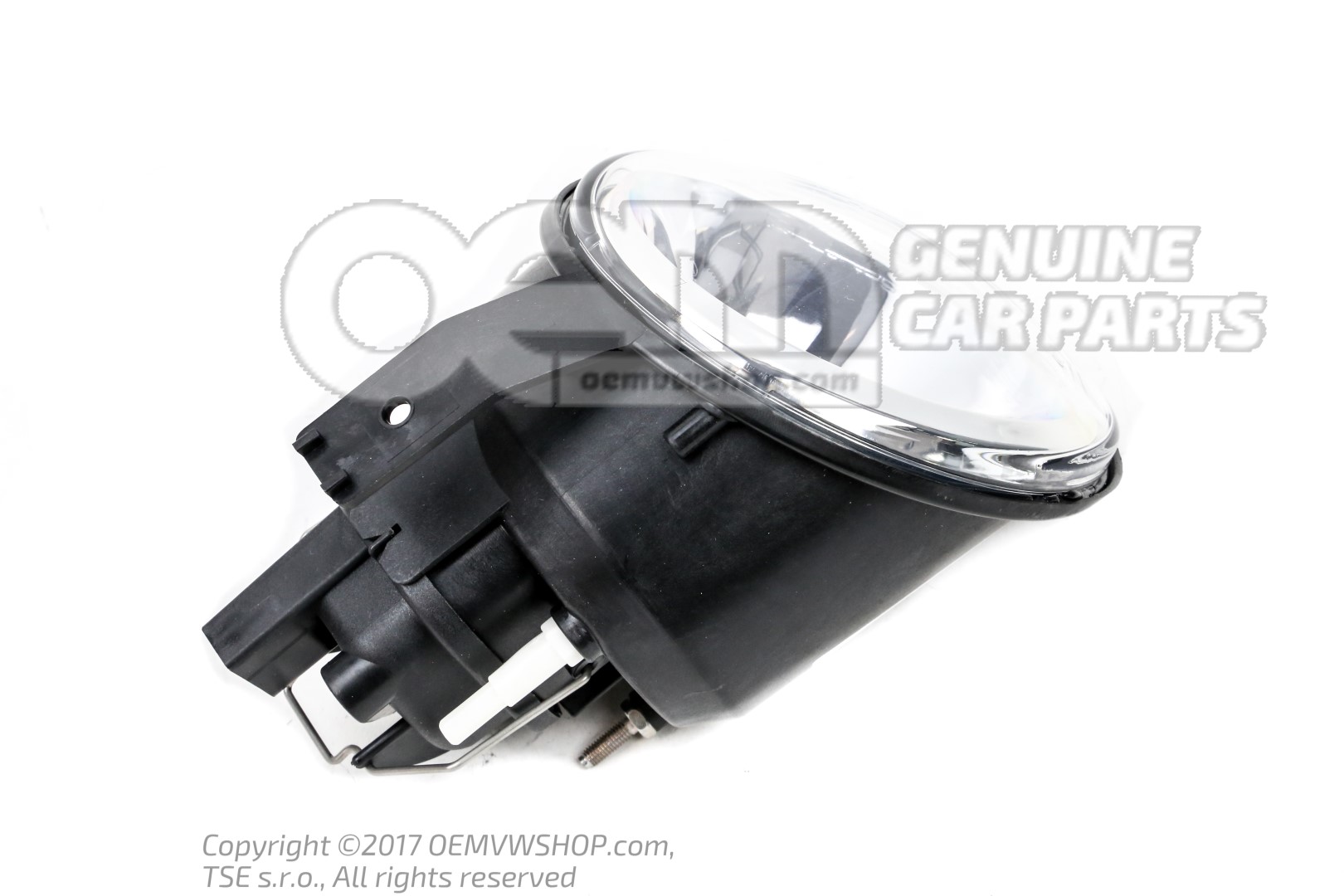 Halogen main beam headlight satin black