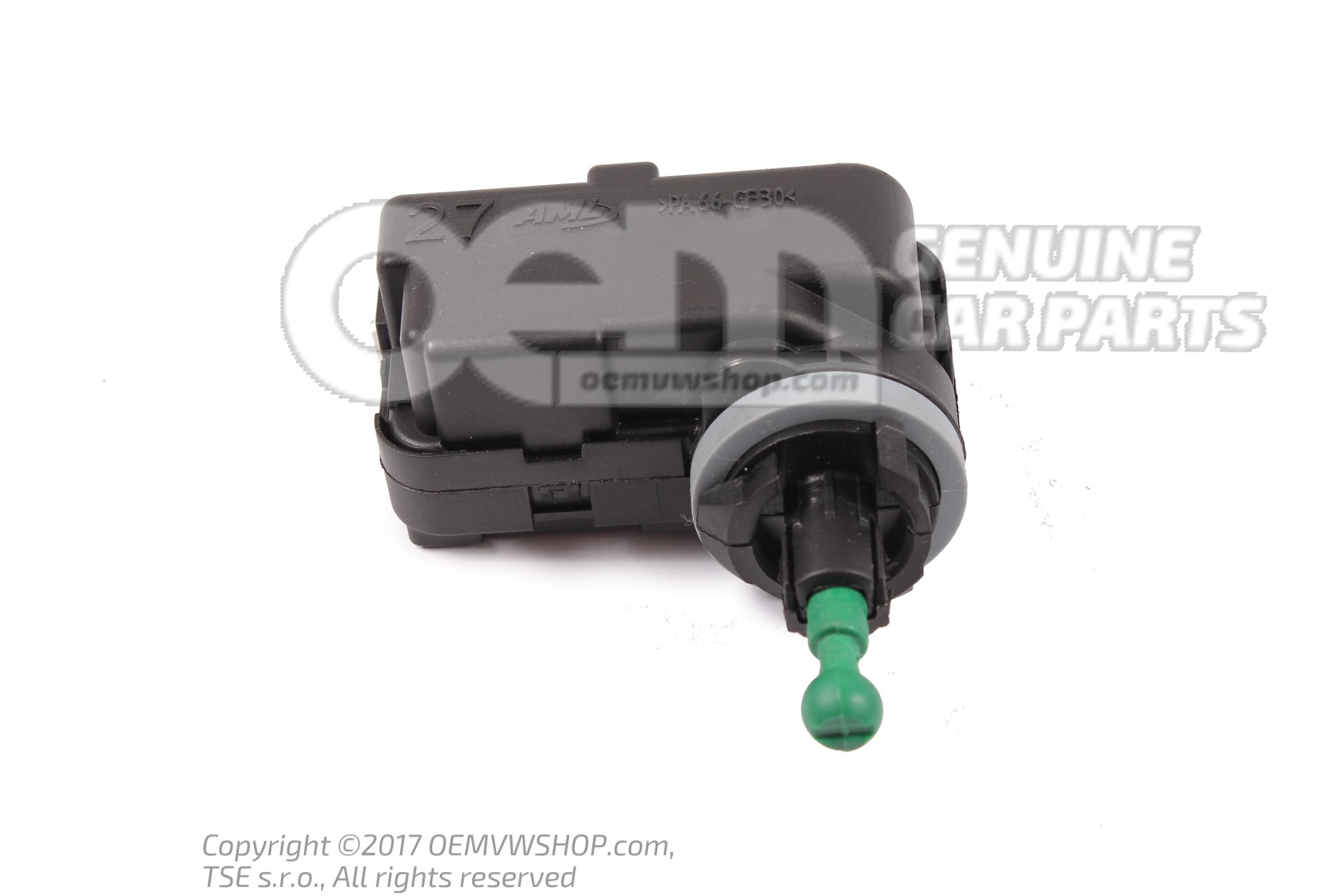 Headlight range control motor