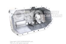 Engine oil sump with opening for oil level sensor 032103603N (2)