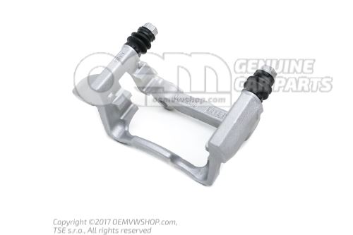 Brake carrier with pad retaining pin 1K0615425AC